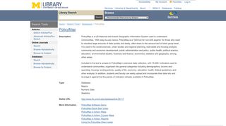 PolicyMap | U-M Library