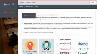 PoliformaT : English : Overview - UPV