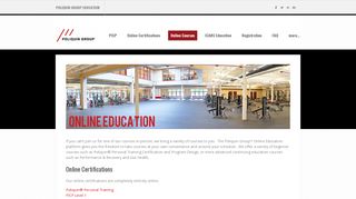Online Courses - Poliquin Group Education
