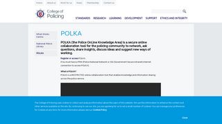POLKA | College of Policing