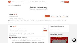25 Alternatives to Polly for Android, iPhone | Product Hunt