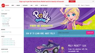 Polly Pocket Toys, Dolls, Mini-Figures, Compacts & Sets | Mattel Shop