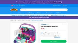 Polly Pocket World Mall Purse - Polly Pocket UK - Smyths Toys