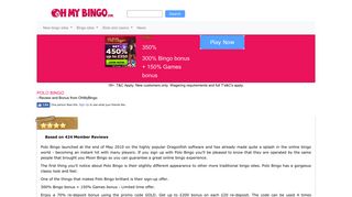 Polo Bingo | 300% Bingo bonus + 150% Games bonus at PoloBingo ...