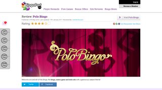 Polo Bingo Player Reviews + Exclusive Offers | BingoPort