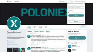 Poloniex Exchange (@Poloniex) | Twitter