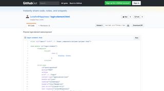 Polymer login-element webcomponent · GitHub