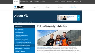Victoria University Polytechnic | Victoria University | Melbourne Australia
