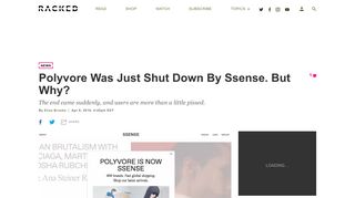 Polyvore Was Just Shut Down By Ssense. But Why? - Racked