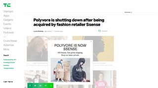 Polyvore is shutting down after being acquired by fashion retailer ...