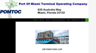 POMTOC | Port of Miami Terminal Operating Company