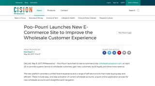 Poo~Pourri Launches New E-Commerce Site to Improve the ...