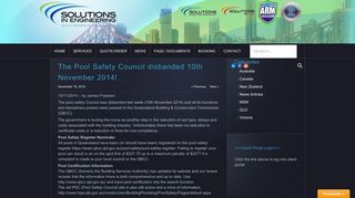 The Pool Safety Council disbanded 10th November 2014! | Solutions ...