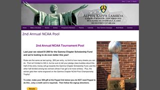 Alpha Kappa Lambda - Gamma - 2nd Annual NCAA Pool