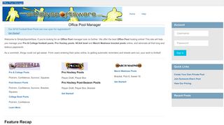 Office Pool Manager - SimplySportsWare Office Pool Manager