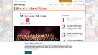 Why not join a Rock Choir? - Telegraph