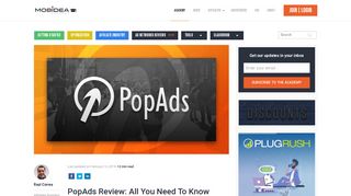 PopAds Review (2018 update) - Mobidea Academy