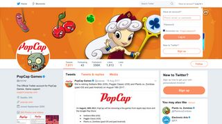 PopCap Games (@popcap) | Twitter
