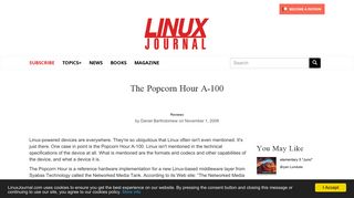 The Popcorn Hour A-100 | Linux Journal