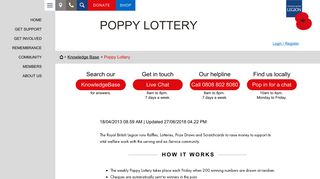 RBL - Poppy Lottery