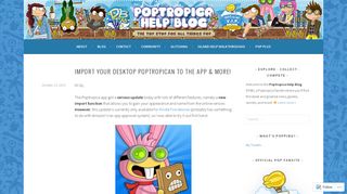 Import your desktop Poptropican to the app & more! – Poptropica Help ...