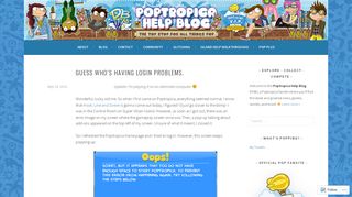 Guess who's having login problems. – Poptropica Help Blog