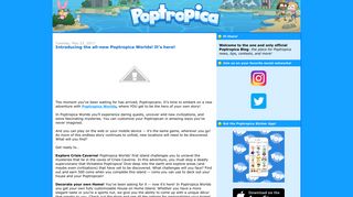 Introducing the all-new Poptropica Worlds! It's here! | Poptropica ...