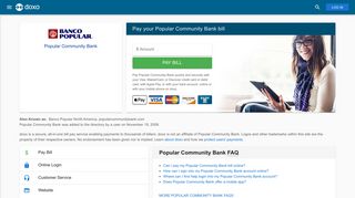 Popular Community Bank: Login, Bill Pay, Customer Service and Care ...