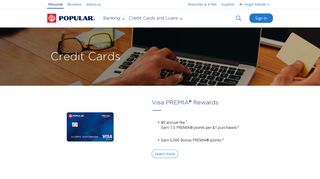Popular - Credit Cards - Banco Popular Virgin Islands