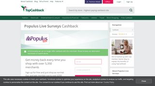 Populus Live Surveys Discounts, Codes, Sales & Cashback ...