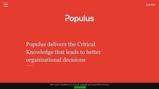 Populus | Full Service Research and Strategy Consultancy in London