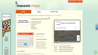 Temple Porchway No.7209 - masonic maps - The Masonic Lodge ...