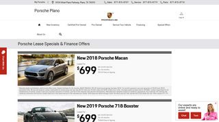 Porsche Lease Specials & Finance Offers in Plano, TX