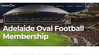 Adelaide Oval Football Membership | Adelaide Oval