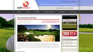 Port Kembla Golf Club | Golf Illawarra