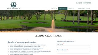 Become a Golf Member | Port Macquarie Golf Club