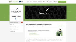 Port Phillip Publishing employment opportunities - GradConnection