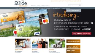 Stride Credit Union - Menu