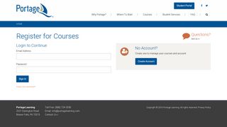 Register - Portage Learning