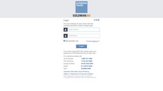 Goldman 360 portal - Goldman Sachs