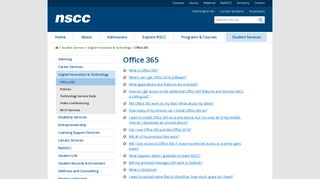 Office 365 | NSCC