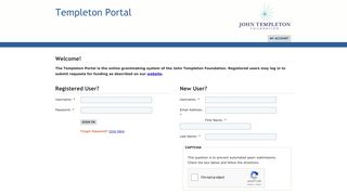 Templeton Portal: Welcome!