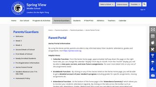 Parents/Guardians / Aeries Parent Portal - Ocean View School District
