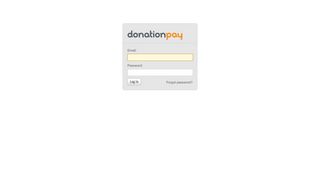DonationPay | Client Portal | Login