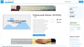 Visit Portal.pec.org.pk - Welcome - PEC PORTAL.