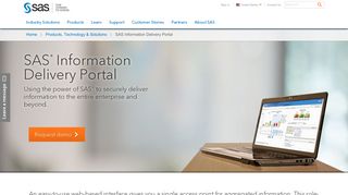 SAS Information Delivery Portal | SAS