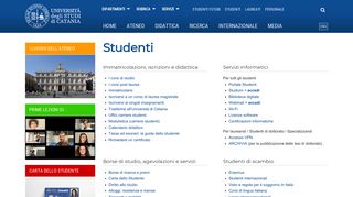 Studenti | Università degli Studi di Catania