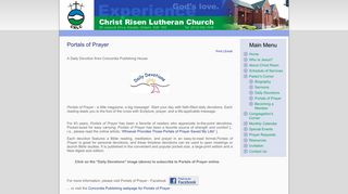 Portals of Prayer - Christ Risen Lutheran Church