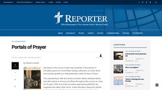 Portals of Prayer – Reporter