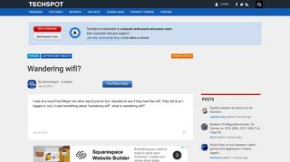 Wandering wifi? - TechSpot Forums